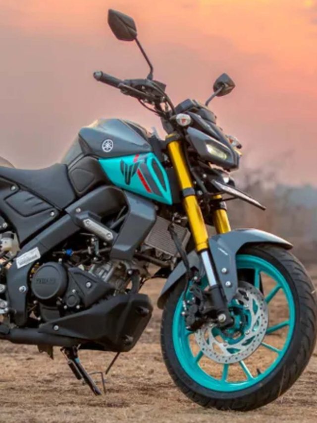 Yamaha MT 15, a sleek streetfighter priced between Rs. 1.68 to 1.74 Lakh.